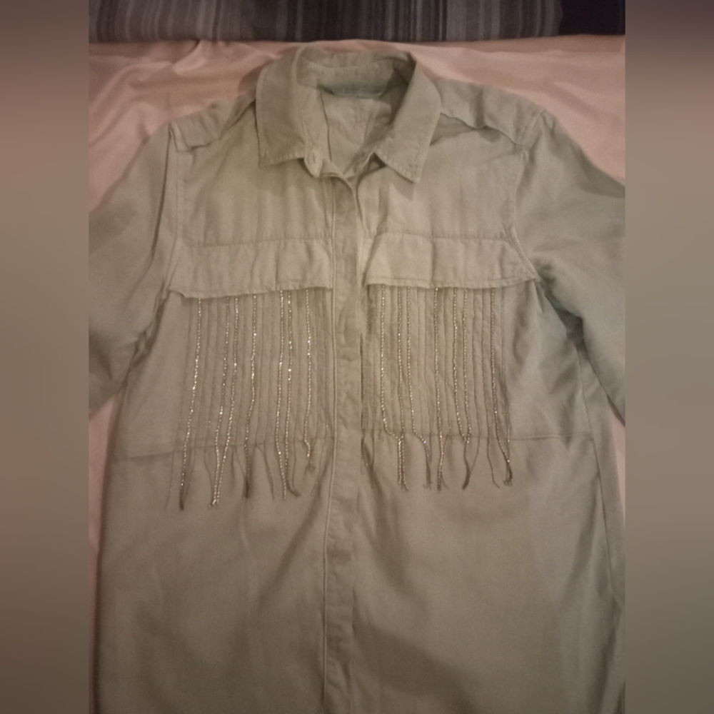 "Zara" Basic Denim Top - image 3